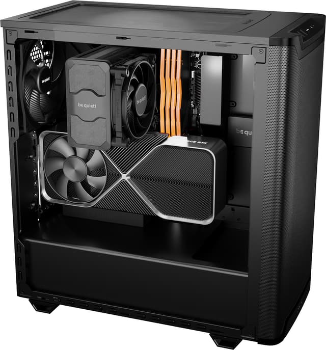 Be quiet! PURE BASE 501 Airflow Window PC-kabinet (sort)
