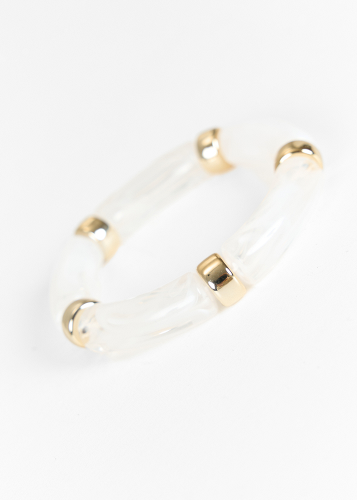 Ayden armband wit