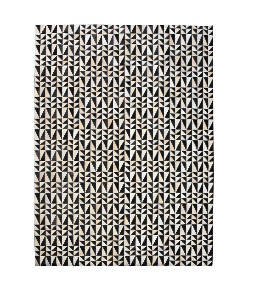 Tapis salon LITTLETRI en peau de bête Fait main