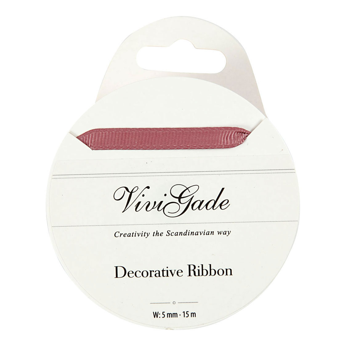 Decoratie Lint Roze, 15m