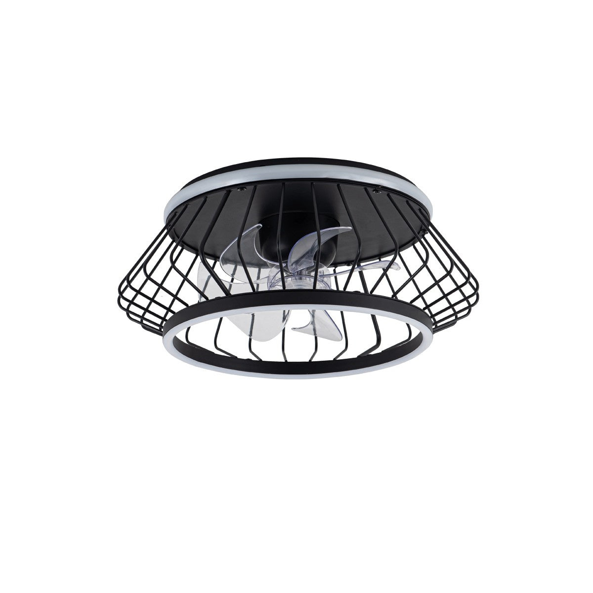 CristalRecord Plafondventilator Cobra Ã 50 cm zwart