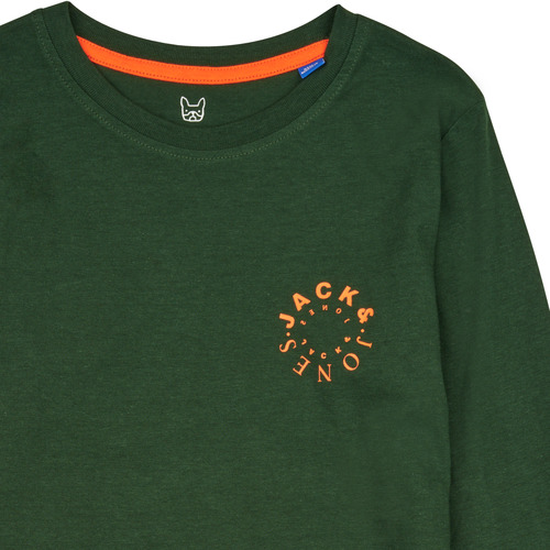 Jack & Jones - JJWARRIOR TEE LS CREW NECK - Vert