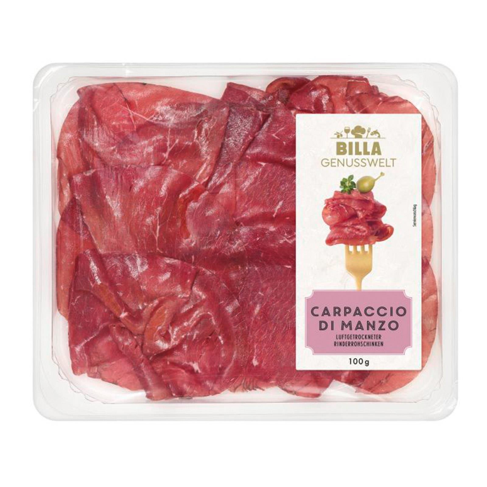 BILLA Genusswelt Carpaccio Di Manzo