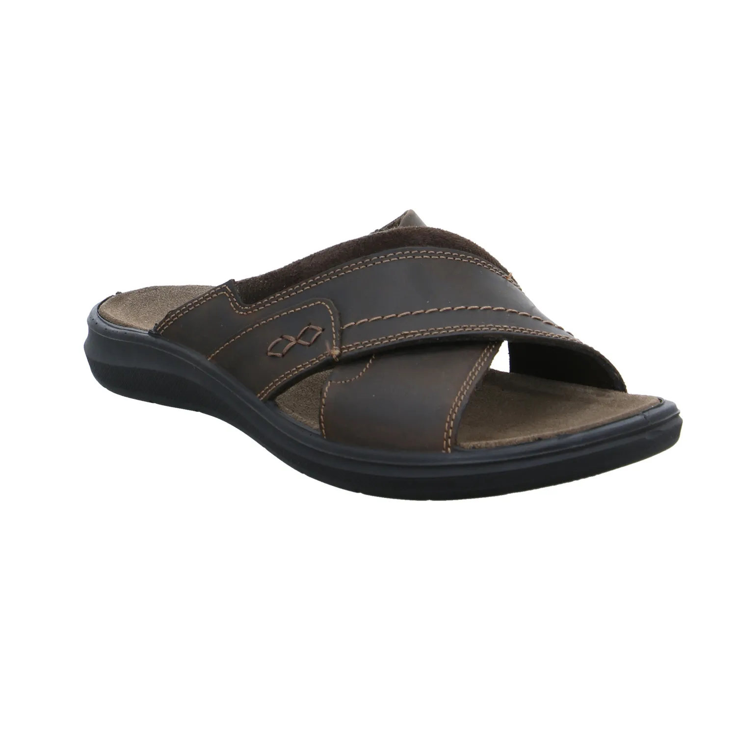 IMAC Offene Schuhe Braun Leder