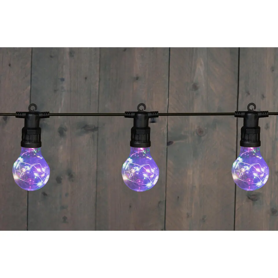 Anna's Collection Lichtsnoer - tuinverlichting - gekleurd - LED - 10 m