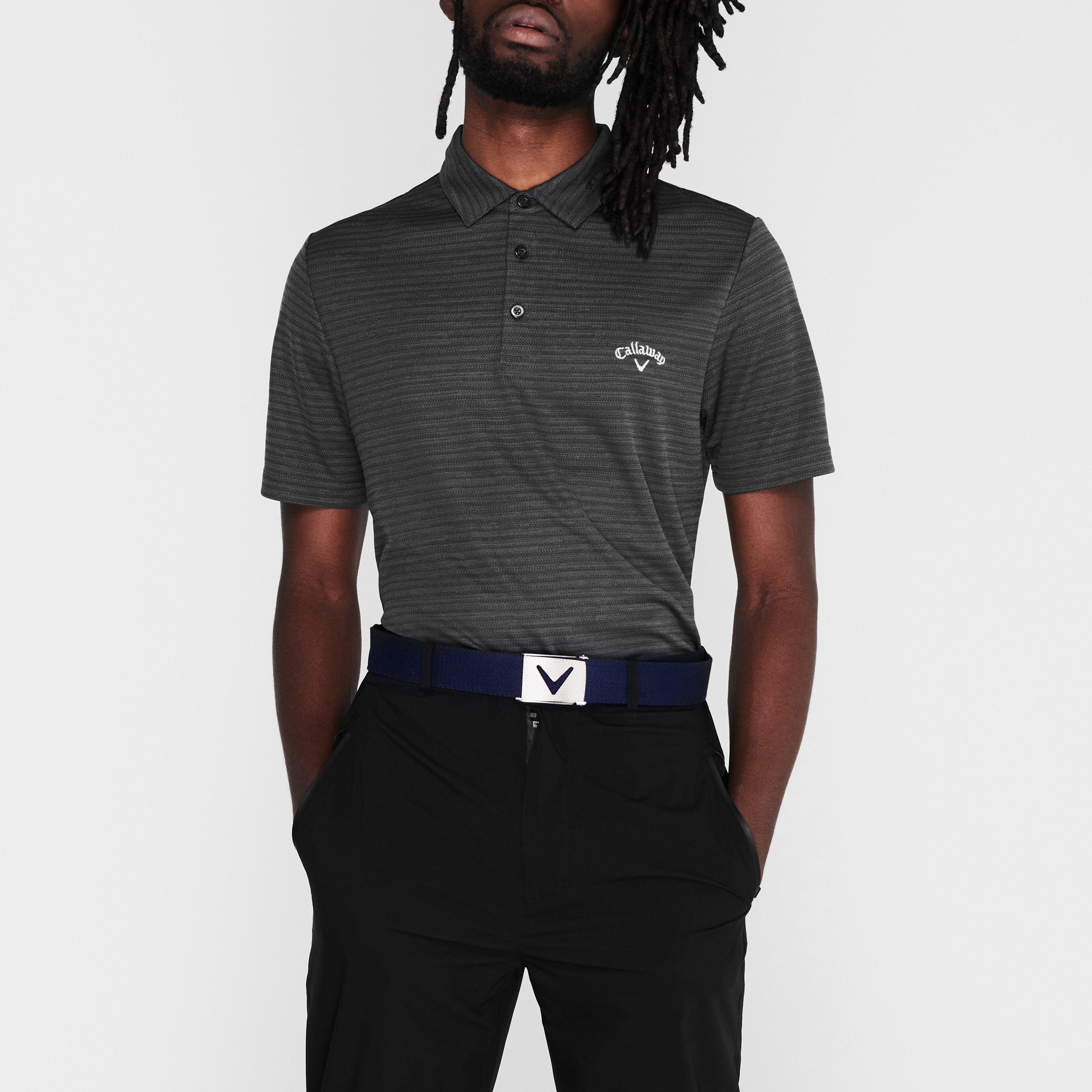 Callaway Callaway Herringbone Golf Polo Shirt Mens