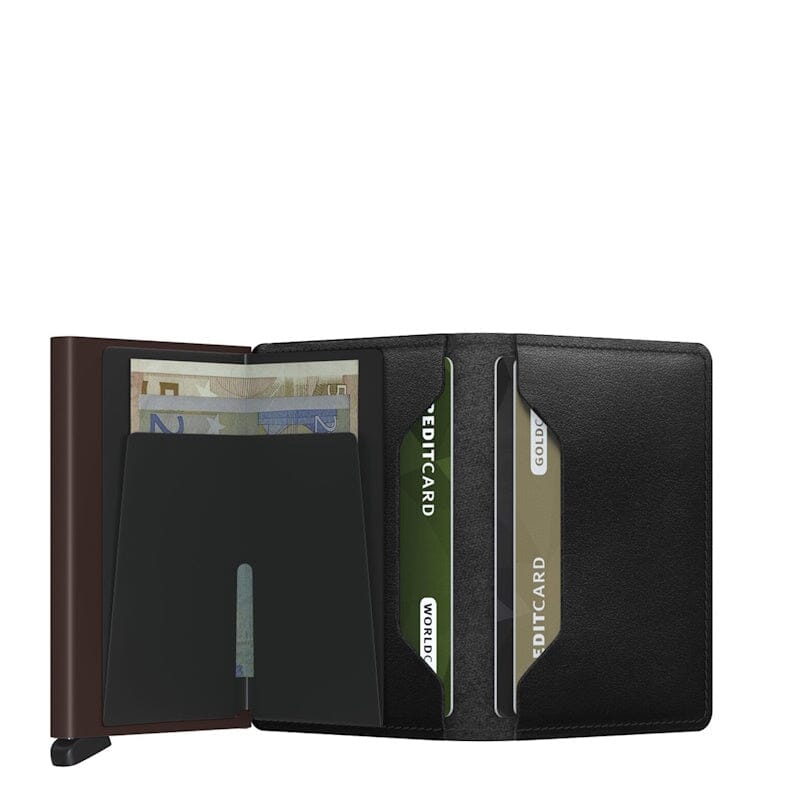 Secrid Slim Wallet Original Black Brown