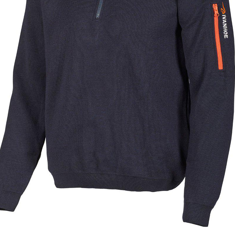 Ivanhoe Hadar Half Zip blauwe heren  vest