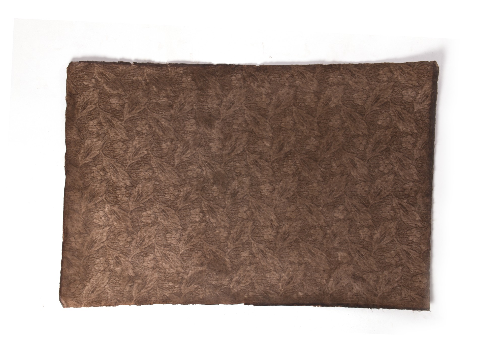 Geschenkpapier 'Blumen' handgeschöpft, braun, L 76 cm, B 50 cm günstig bestellen