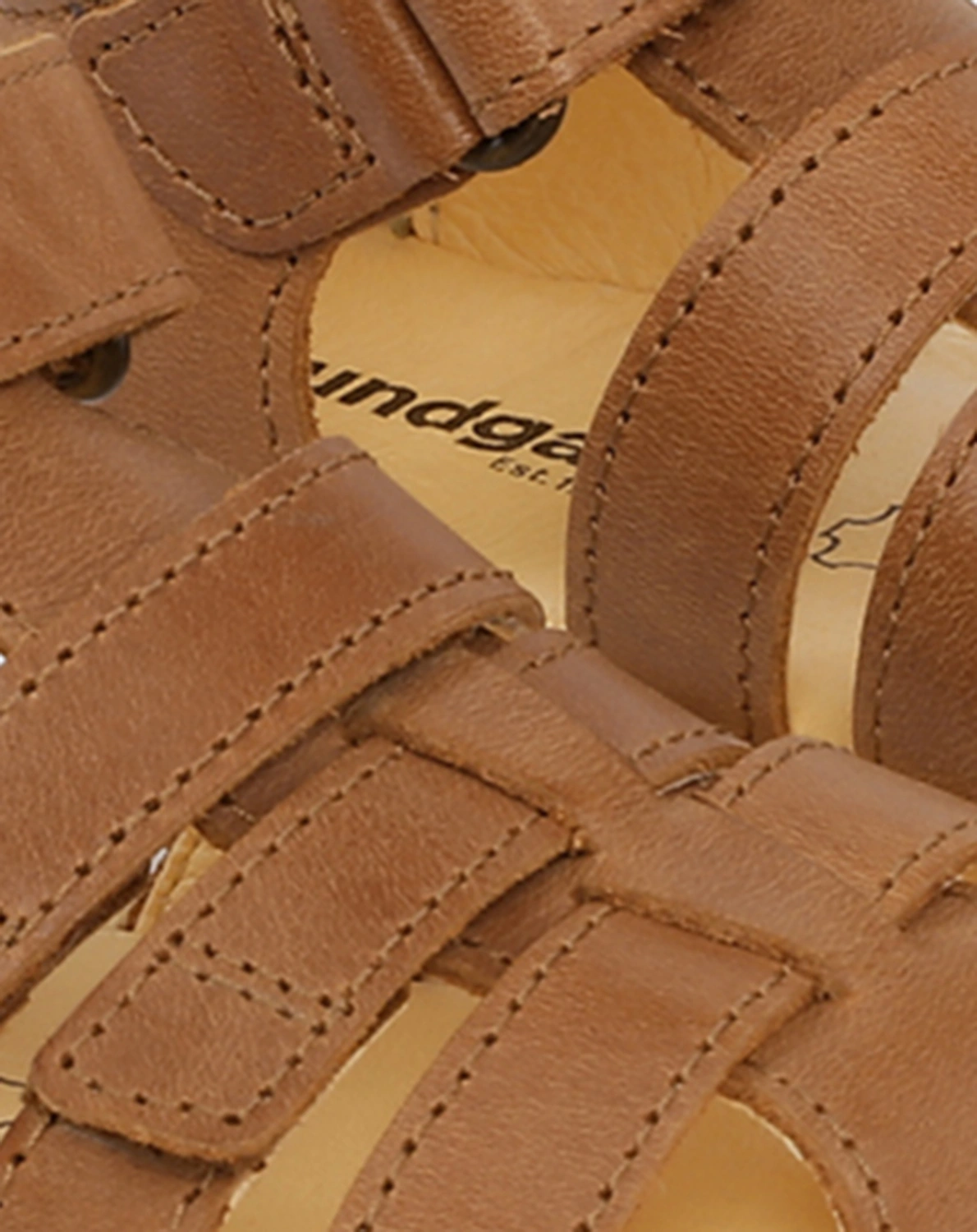 Klettsandale SEBASTIAN mit Zehenschutz in tan