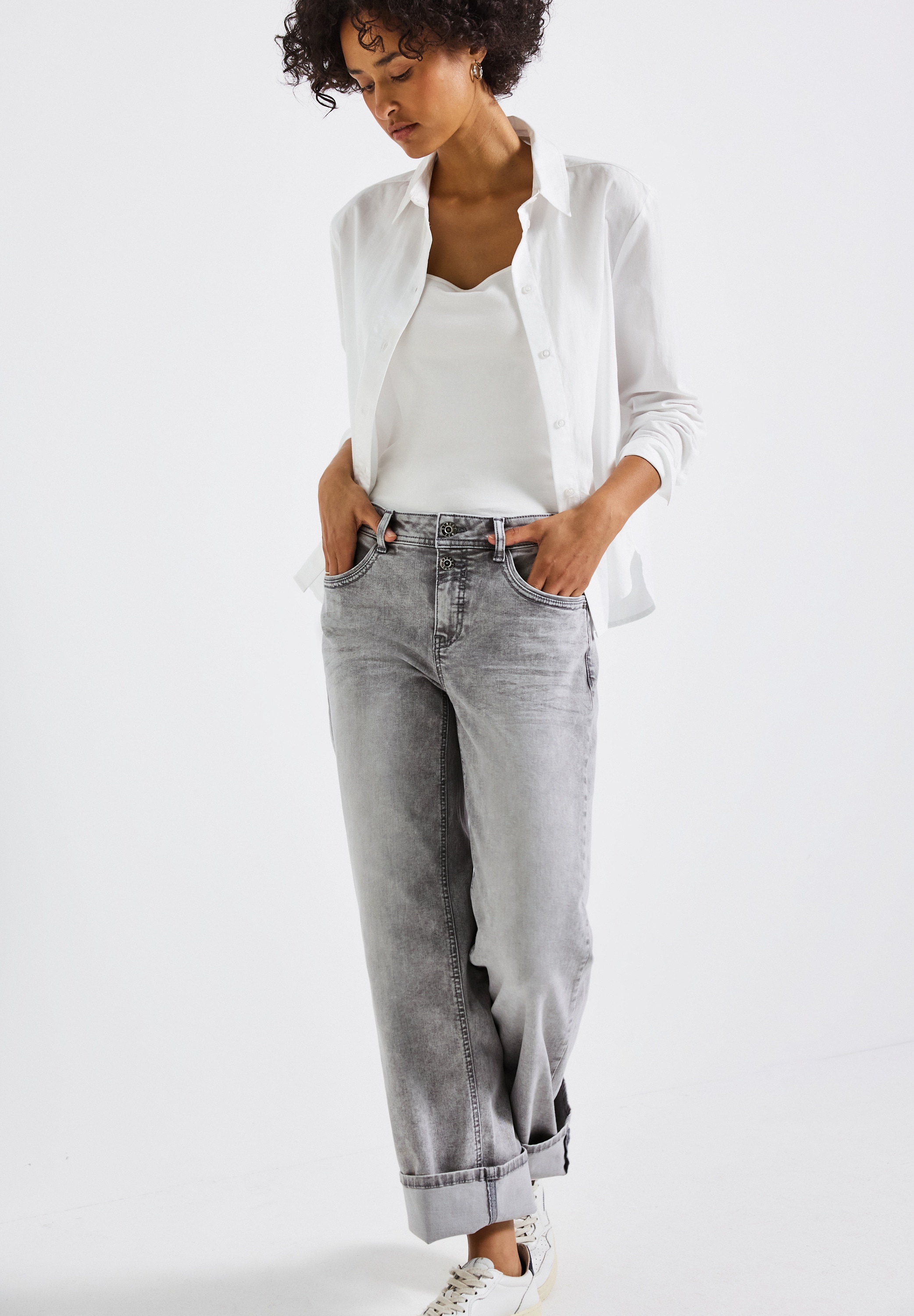 STREET ONE Straight-Jeans im Five-Pocket Style