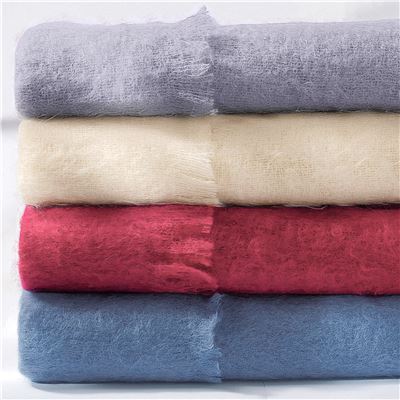 Couverture MOHAIR chaleur et légèreté - Chaude