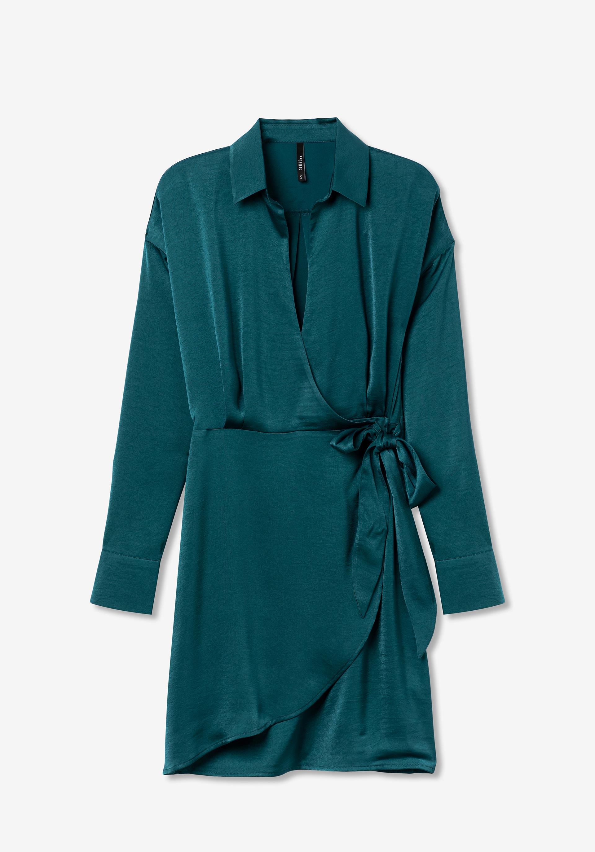 Vestido Cruzado Acetinado