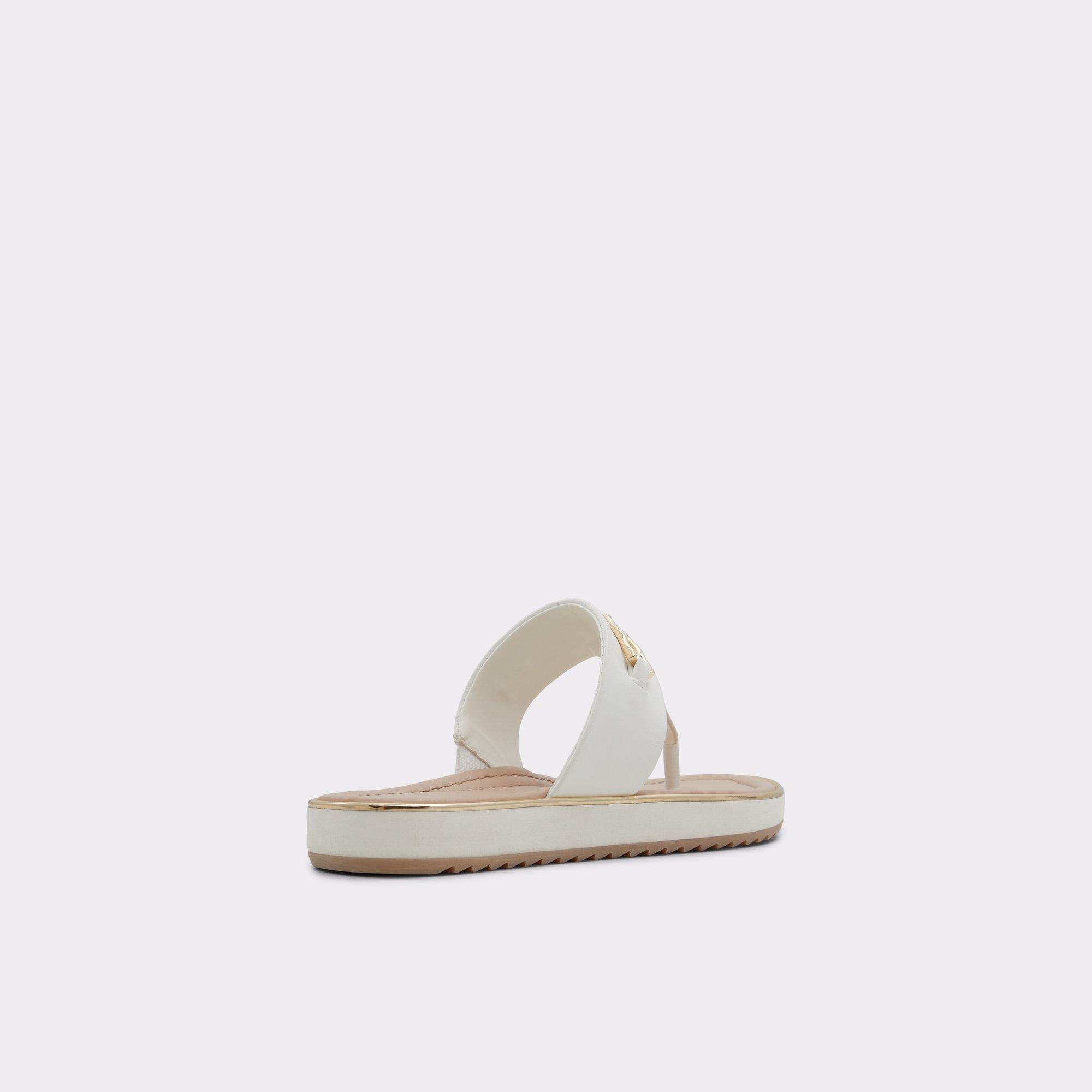 Enorel White Women Flat Sandals