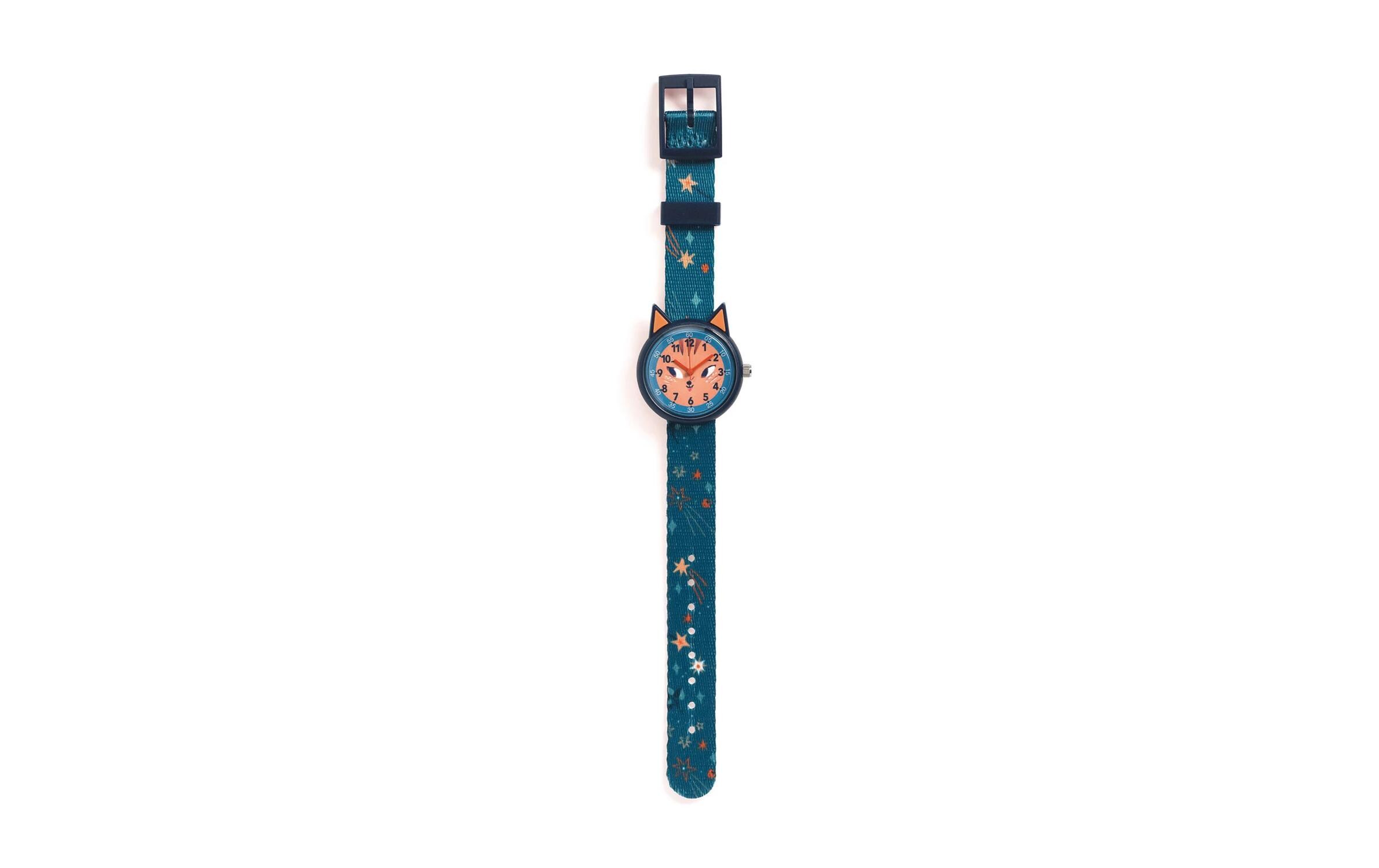 Armbanduhr Eichhörnchen Blau/MehrfarbigElegante Quarzuhr für Kinder
