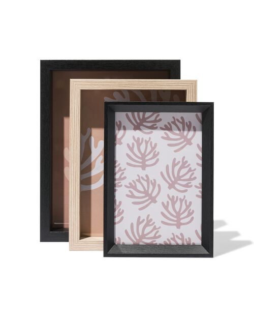 3 cadres photo en bois 10x15