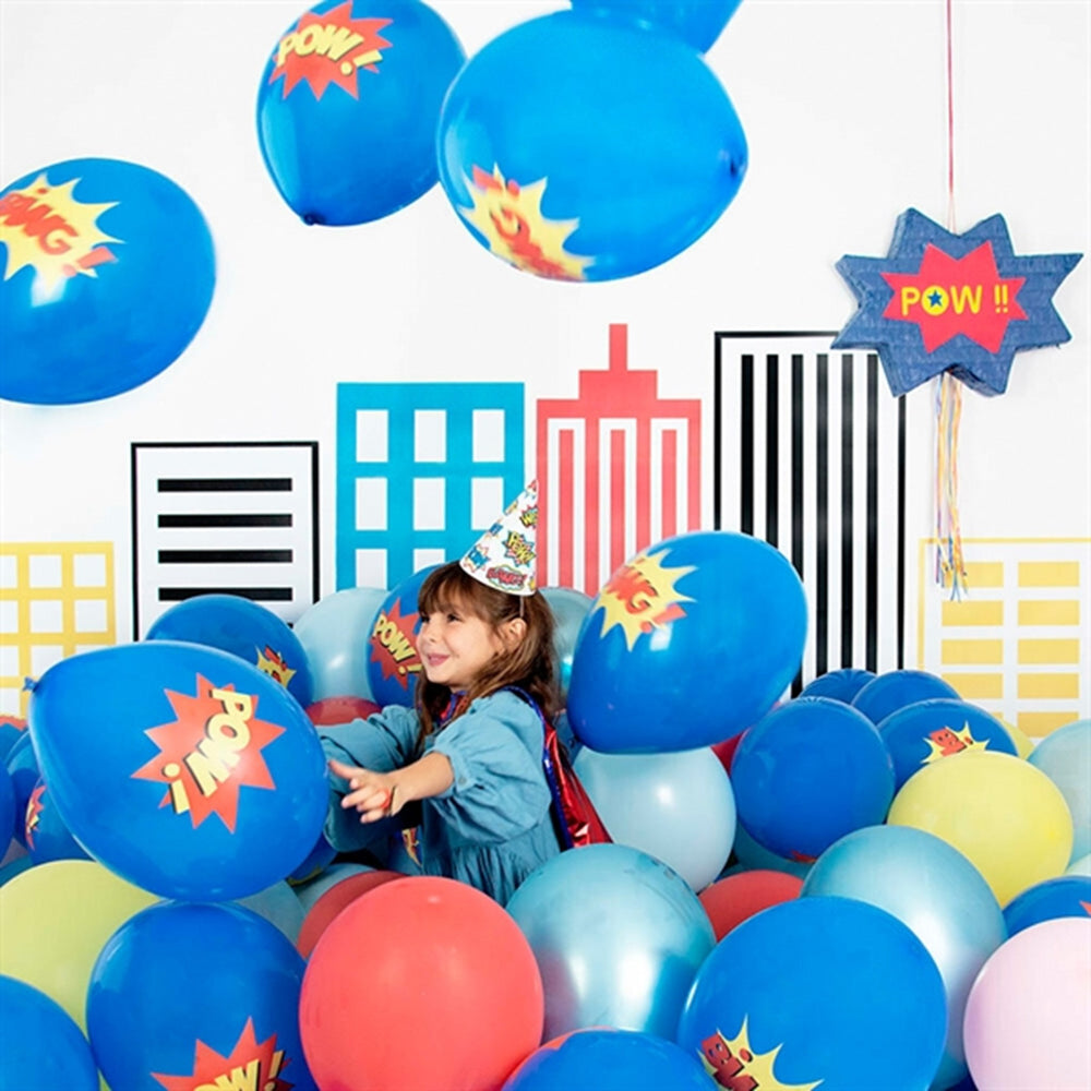 Køb My Little Day Super Heroes Festhatte 8 stk