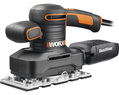 WORX 250W 90x187mm WX641 excenterschuurmachine, inclusief accessoires