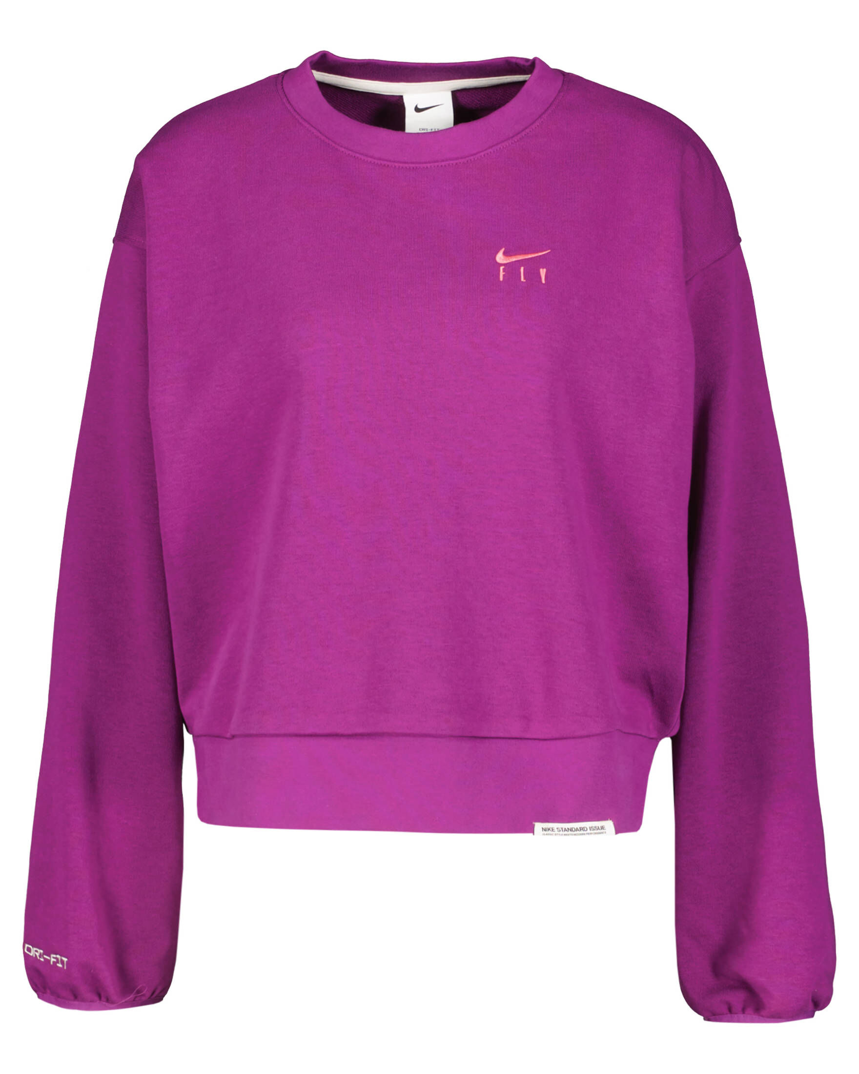 Nike| Damen Sweatshirt FLY DRI-FIT Oversized Fit cropped