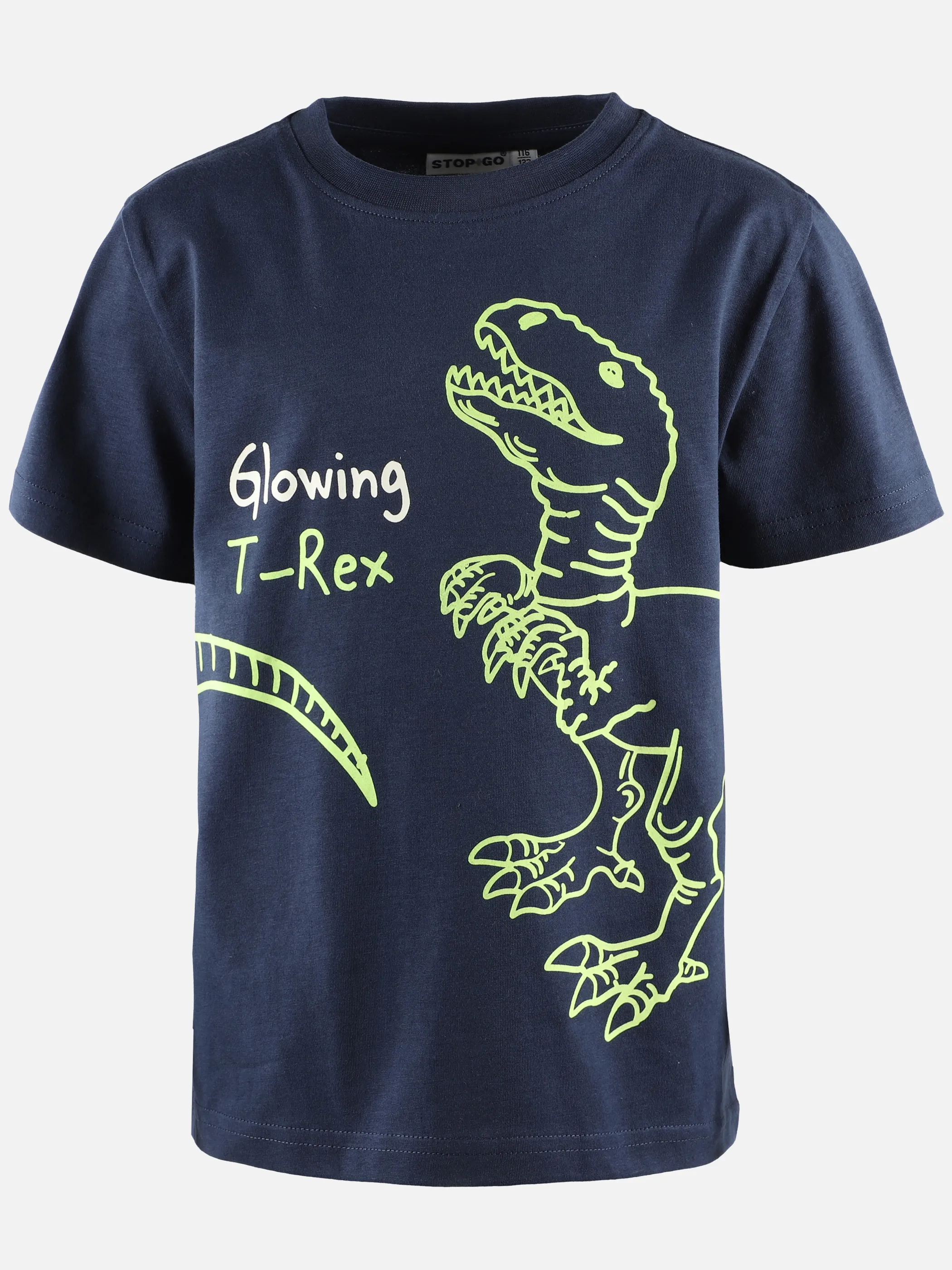 Jungen Shirt mit Dino-Leuchtmotiv