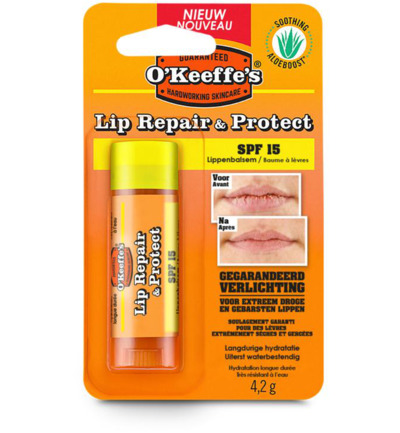 O’Keeffe’s Lip repair & protect SPF15 blister (4 gr)