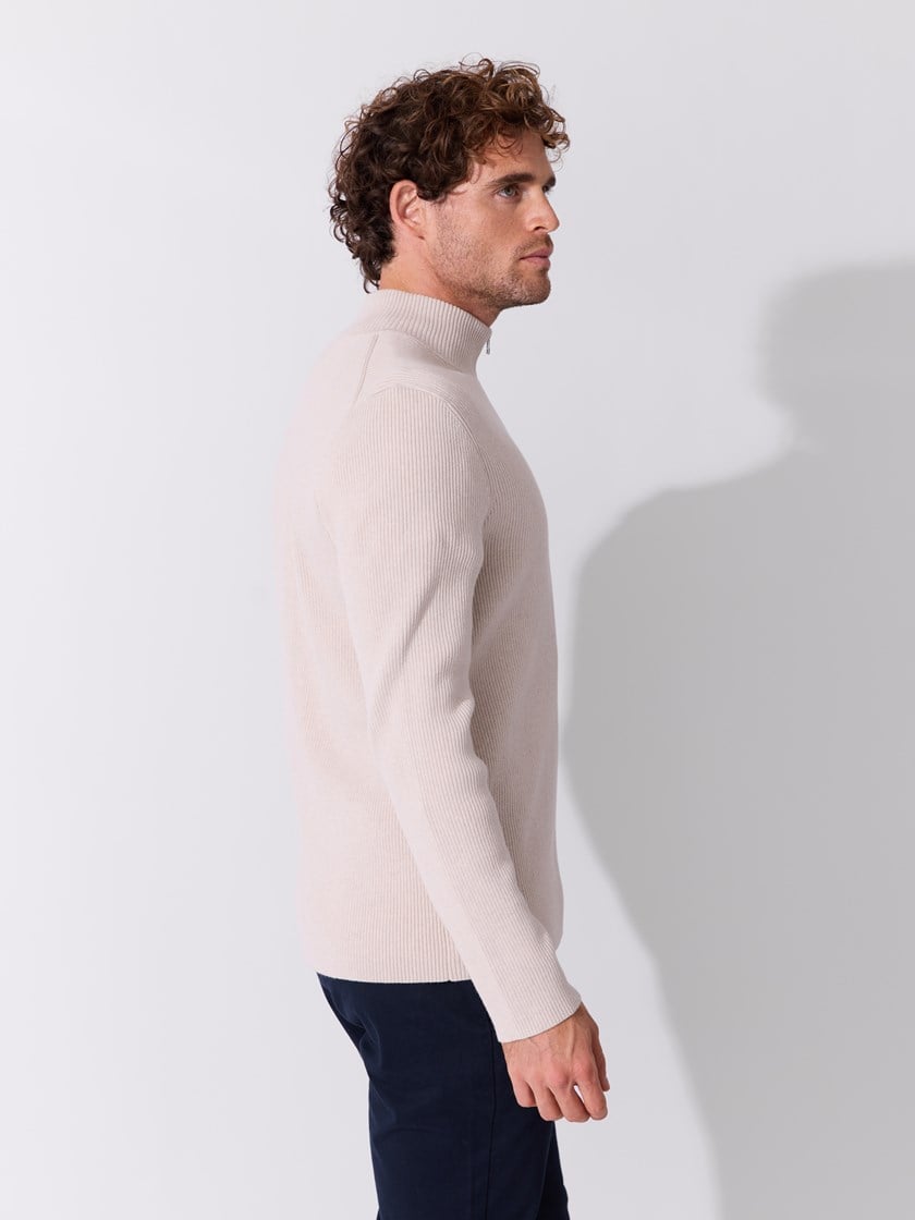 Bruno zip cardigan Nimbus Cloud