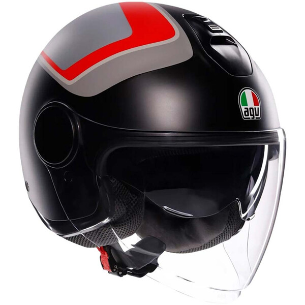 AGV - Casque Eteres Scaglieri Noir / Gris / Rouge / Mat
