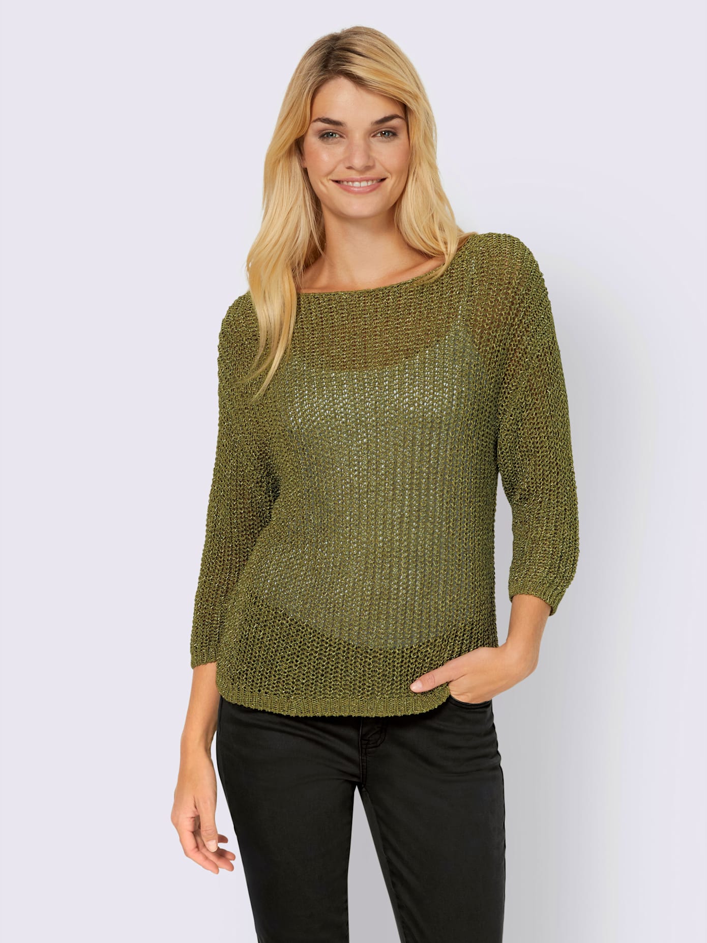 Pull fil fantaisie léger