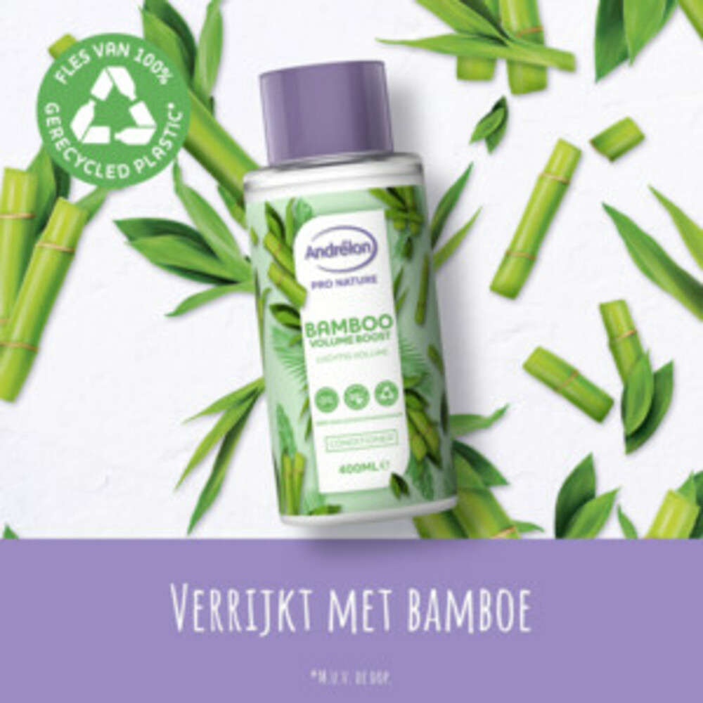 6x Andrelon Conditioner Bamboo Volume Boost400 ml