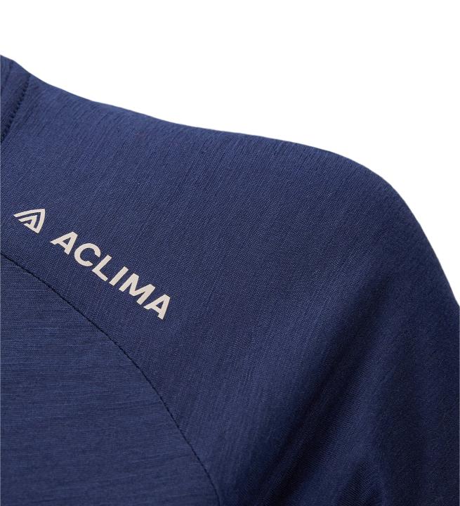 Aclima LightWool 140 Trail Tee Womens Navy Blazer