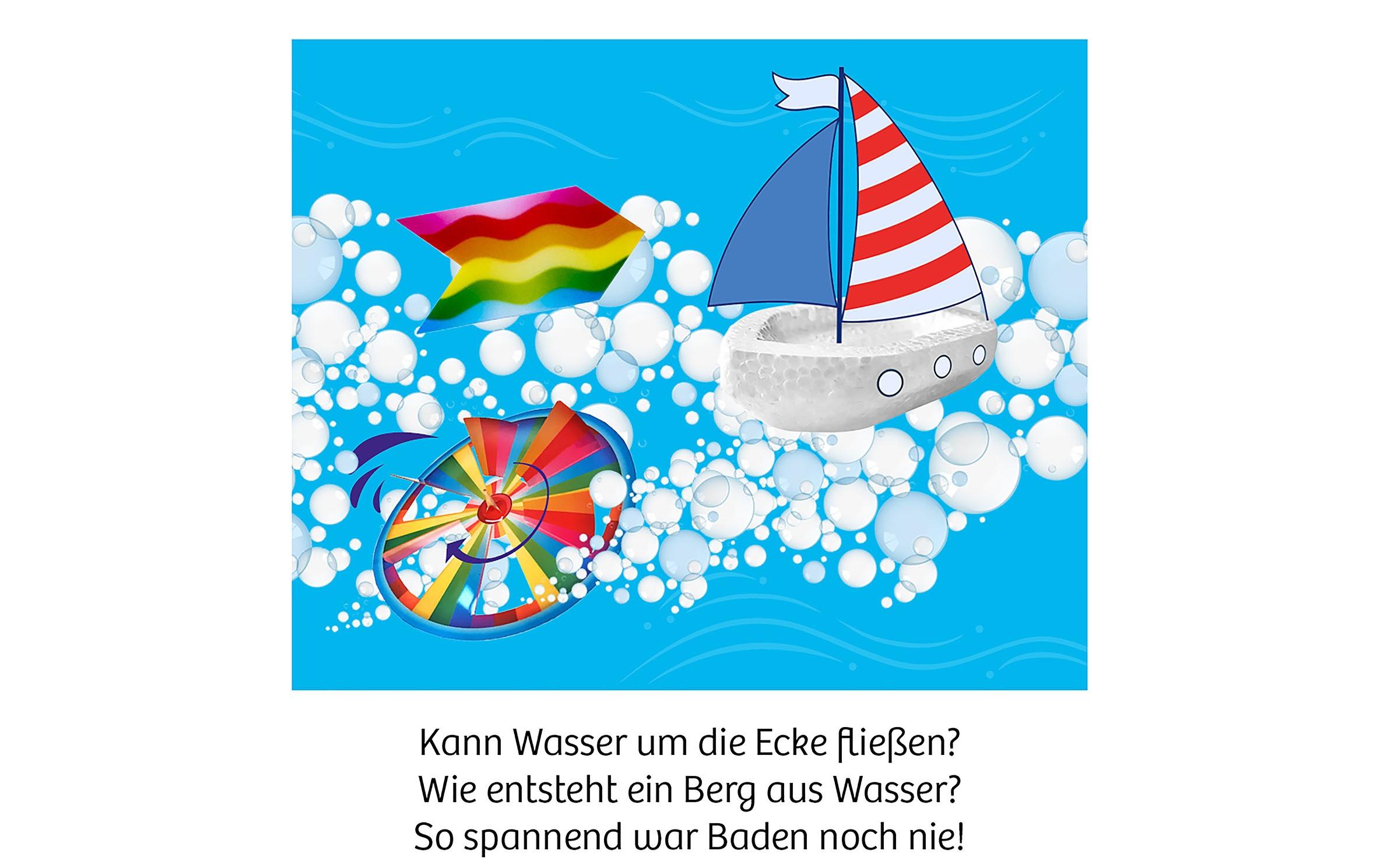 Experimentierkasten Experimente für die BadewanneSpass mit Seifenboot, Wasserrad und Taucherglocke
