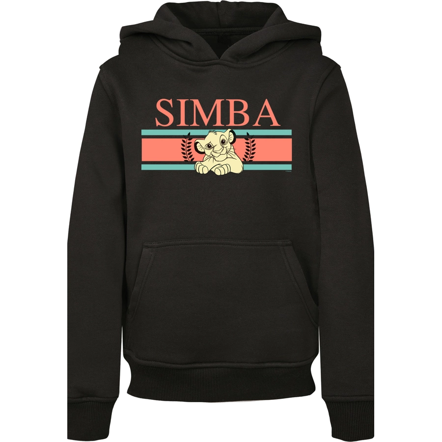 F4NT4STIC Hoodie  König der Löwen Simba Stripes schwarz