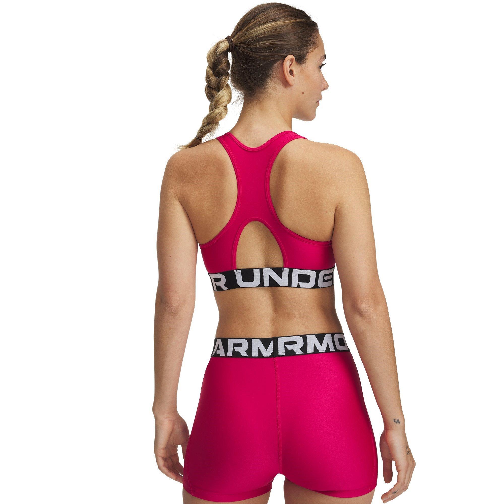 Under Armour HeatGear® Armour Mid Branded Sports Bra Women