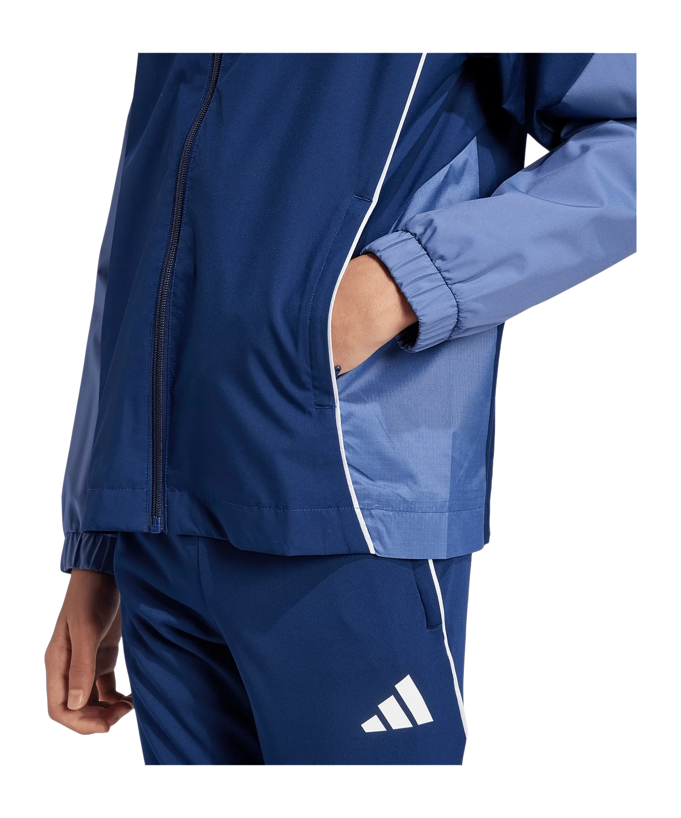 adidas Tiro 25 Competition Regenjacke Kids Blau