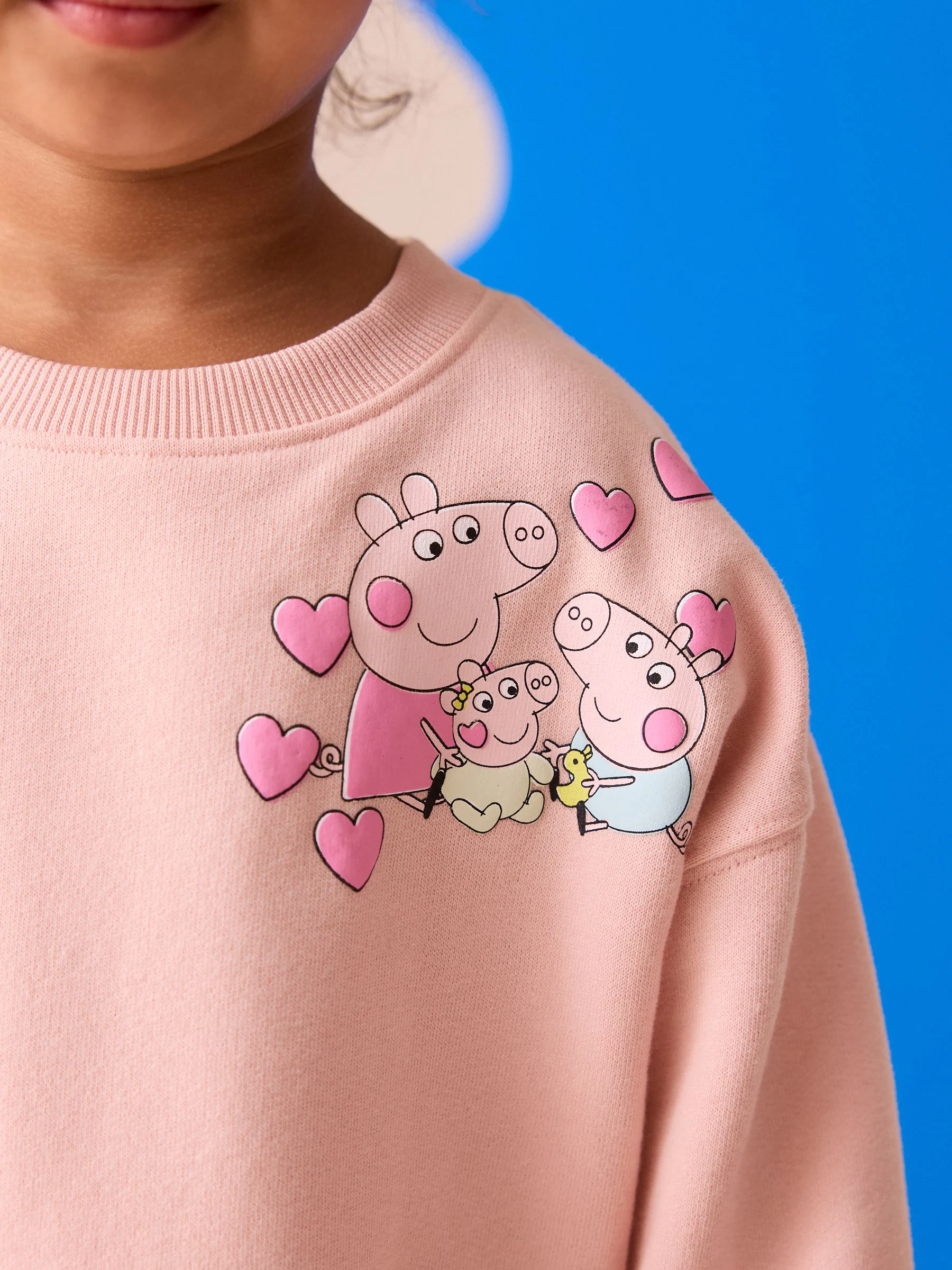 Roze - Peppa Pig & Evie Sweat Mesh Jurk (3mnd-7jr)