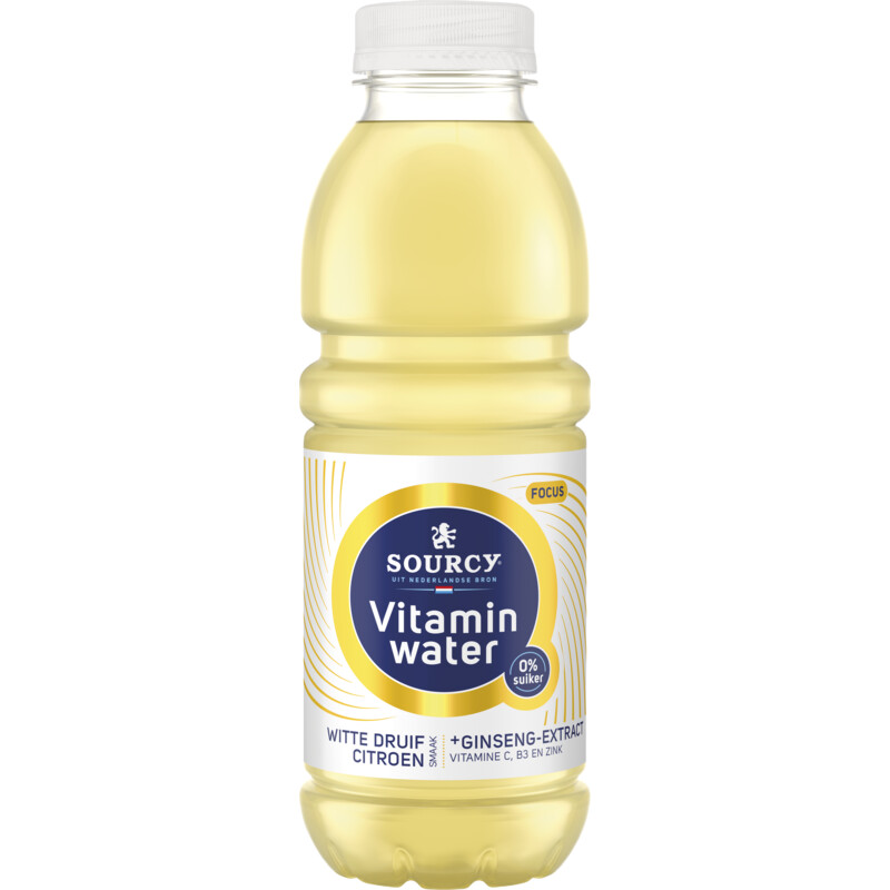 Sourcy Vitaminwater witte druif citroen