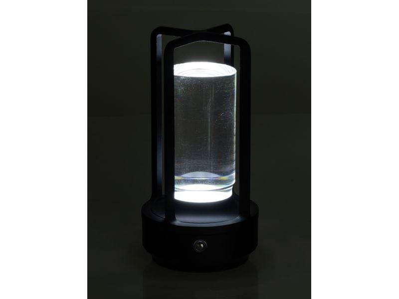 COCON USB-Tischleuchte Laterne, Schwarz Portable LED-Leuchte