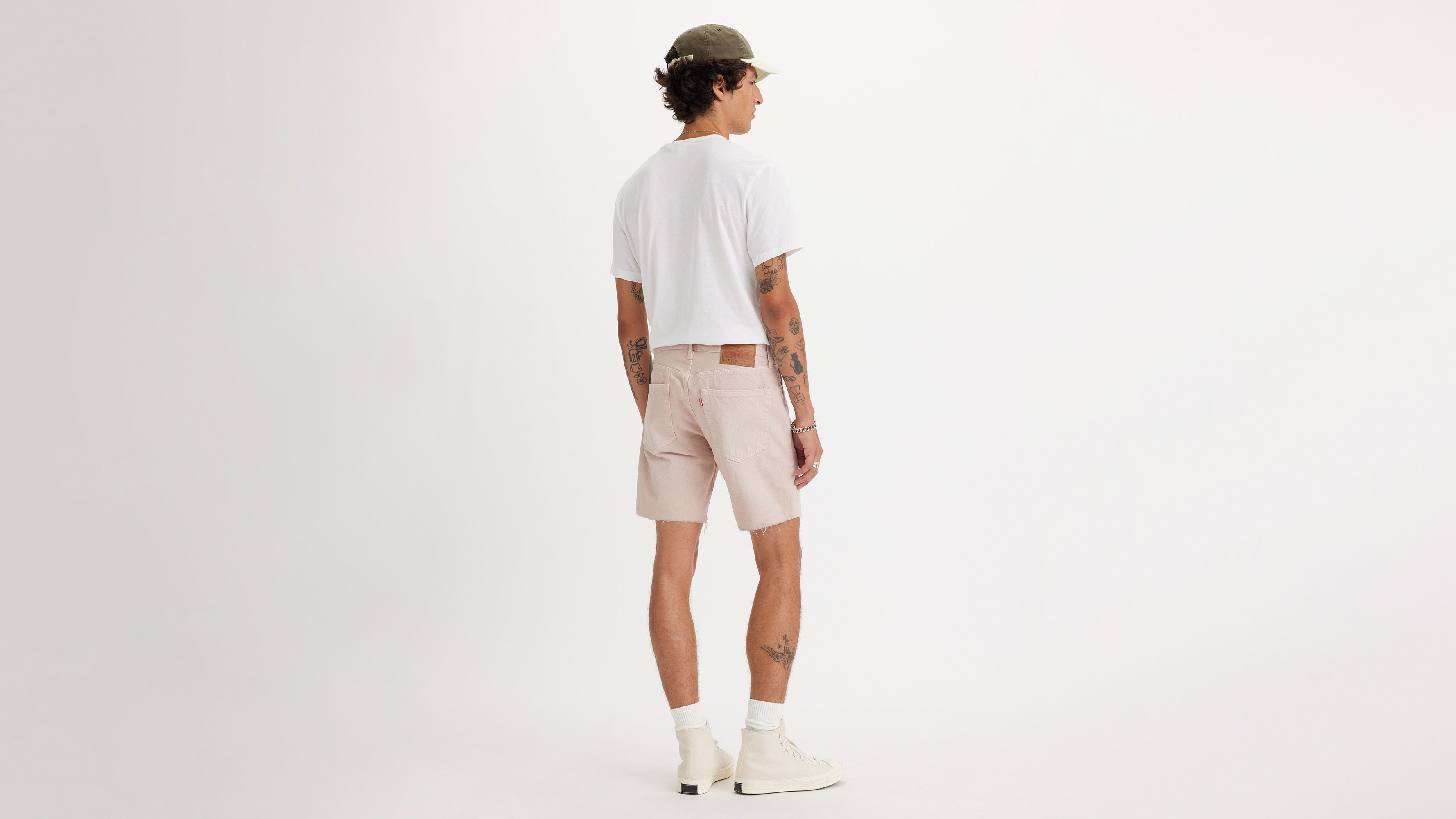 Short 501® '93 effiloché - Sand Castle Garment Dye Short - Beige