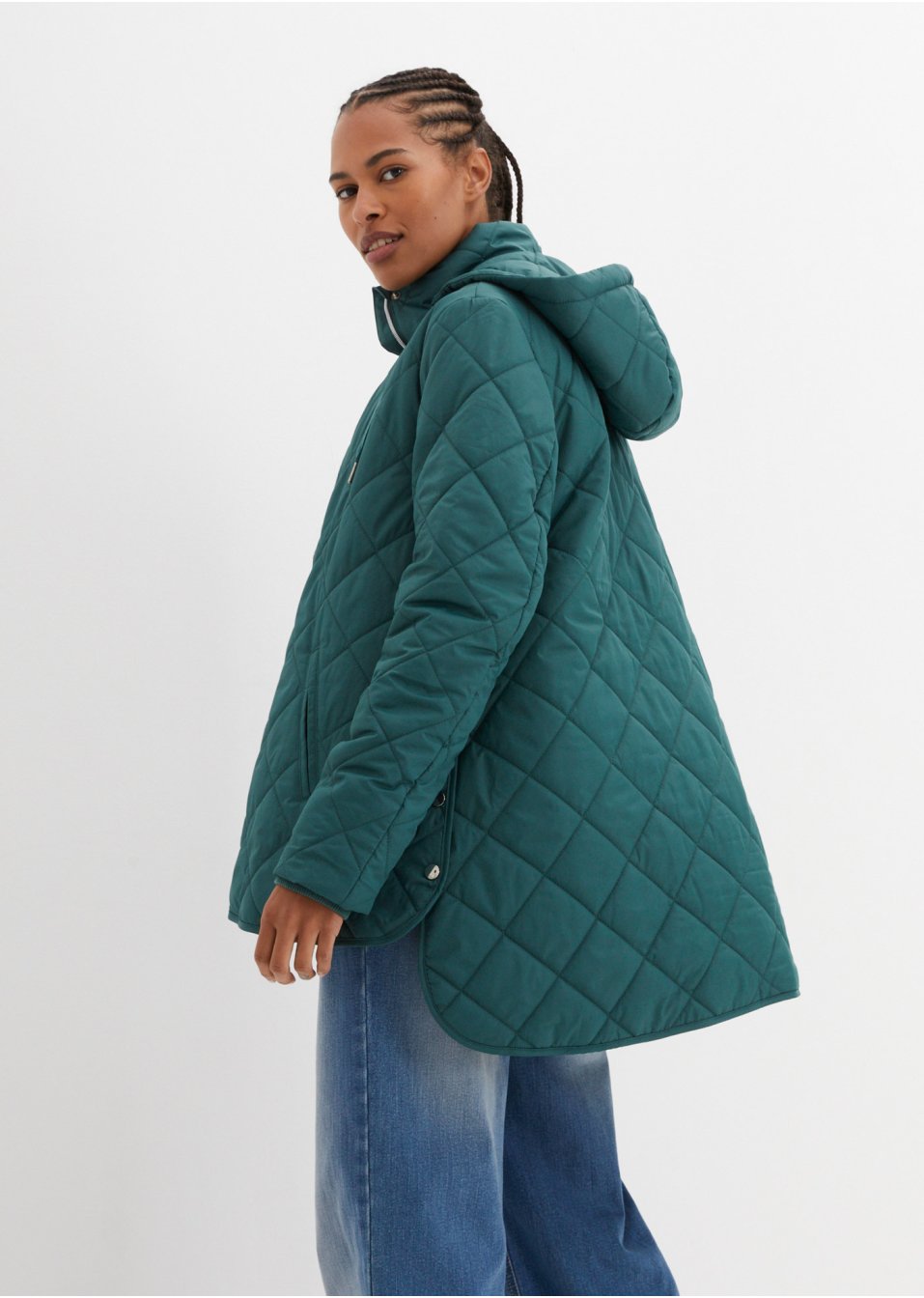 Veste rembourrée avec surpiqure diamant