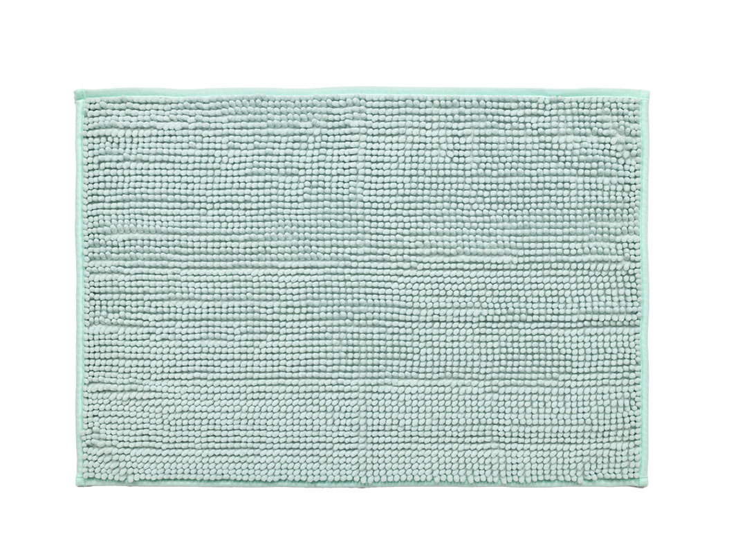TAPETE CASA BANHO ACTUEL CHENILE VERDE CLARO 50X70CM