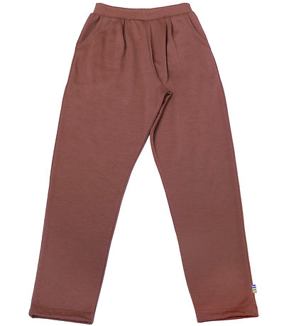 Joha Leggings - Wolle - Rot/Braun