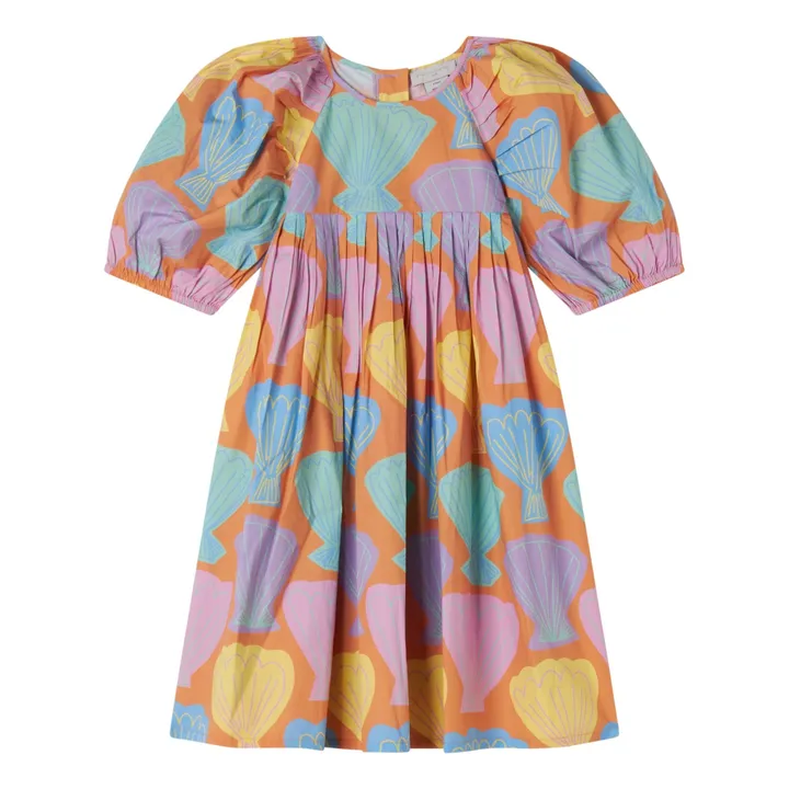 Stella McCartney Kids Robe Popeline Coquillage | Abricot