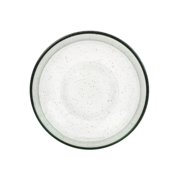 Glas met groene gloed