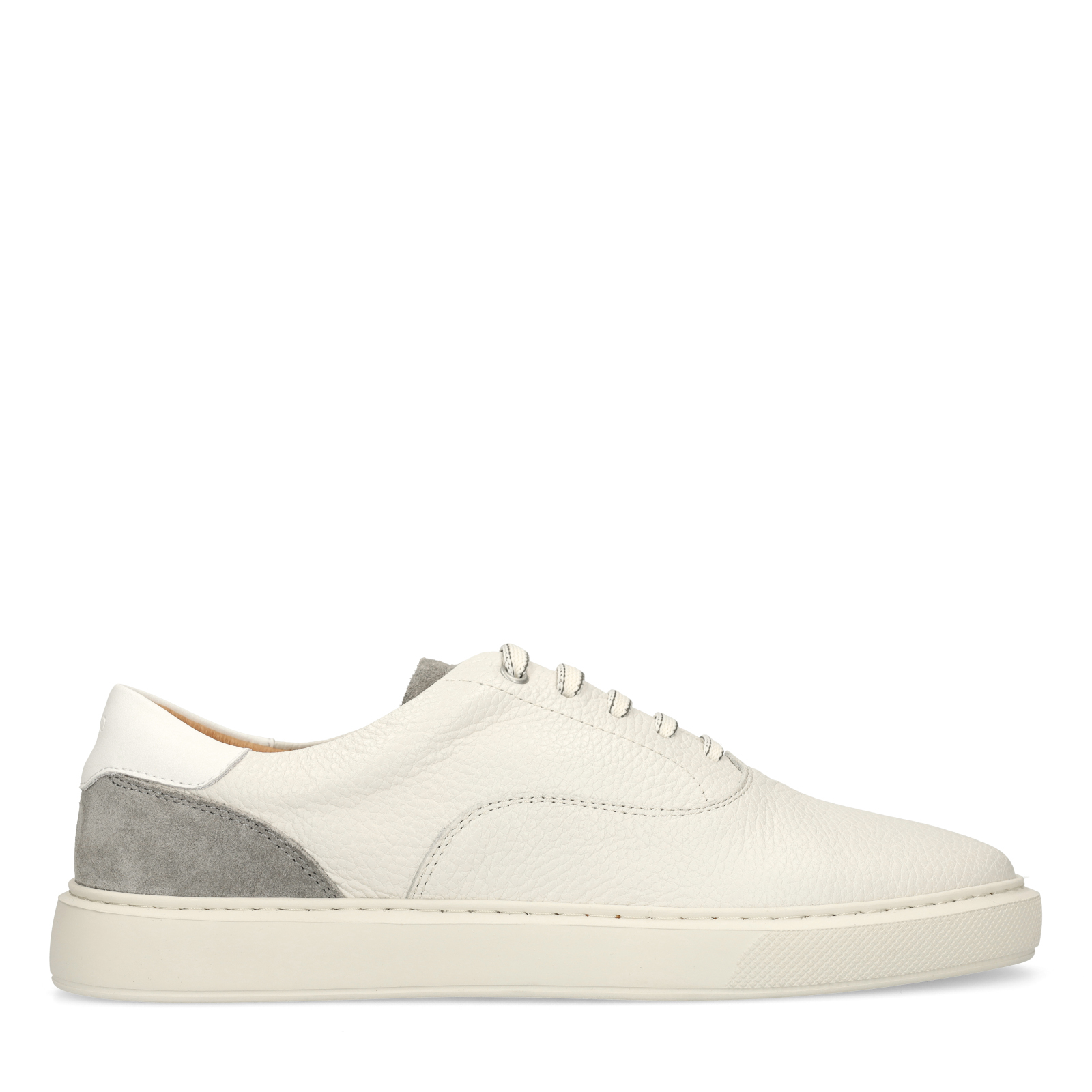 Off white leren sneakers