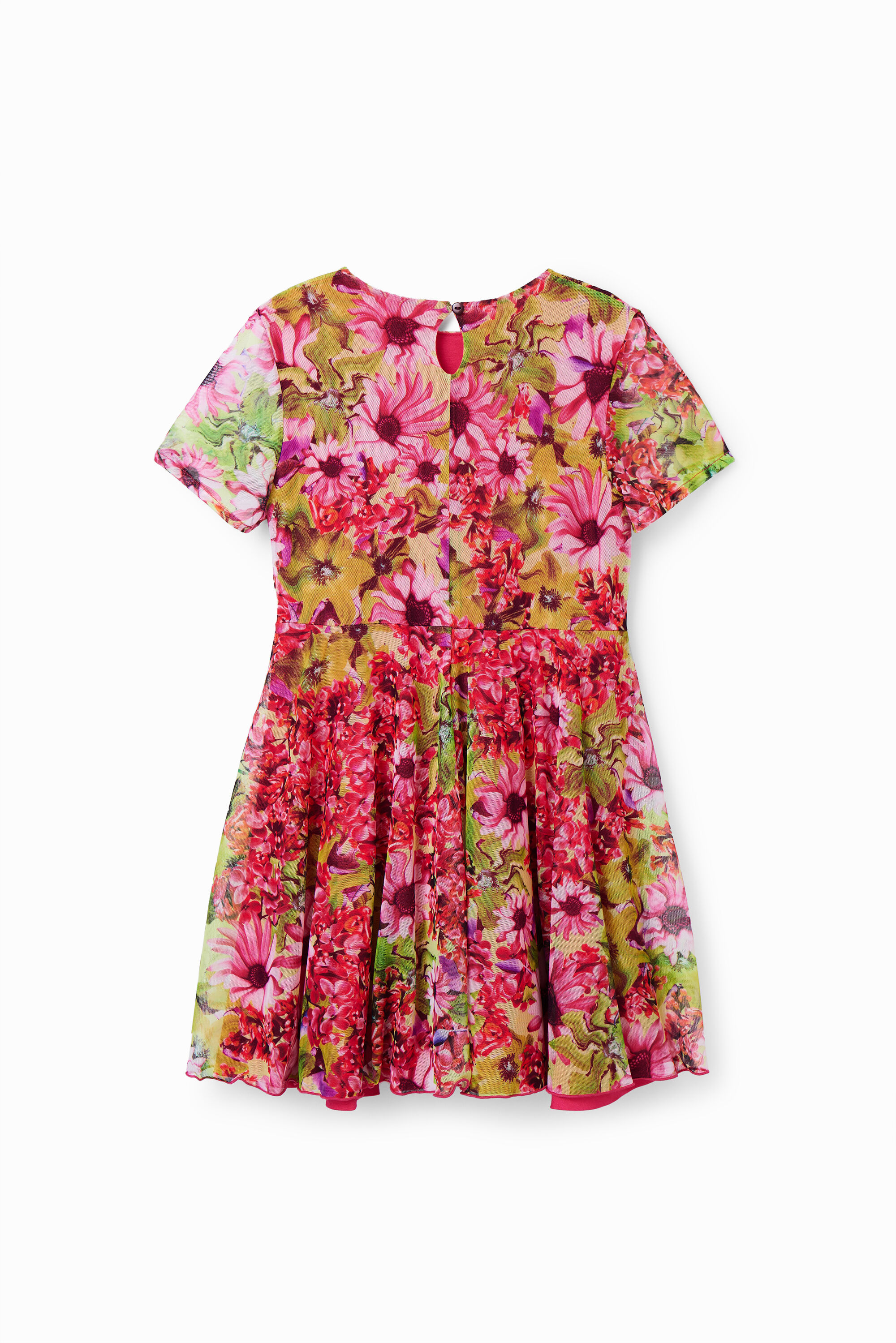 Robe tulle fleurs