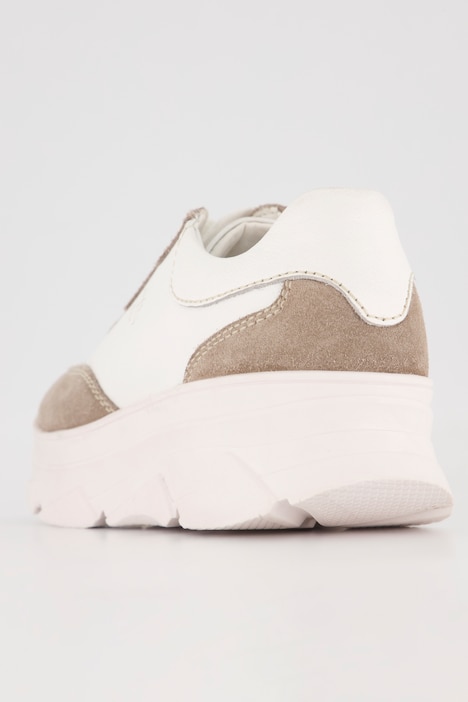 Leder-Sneaker, Chunky-Sohle, Weite H