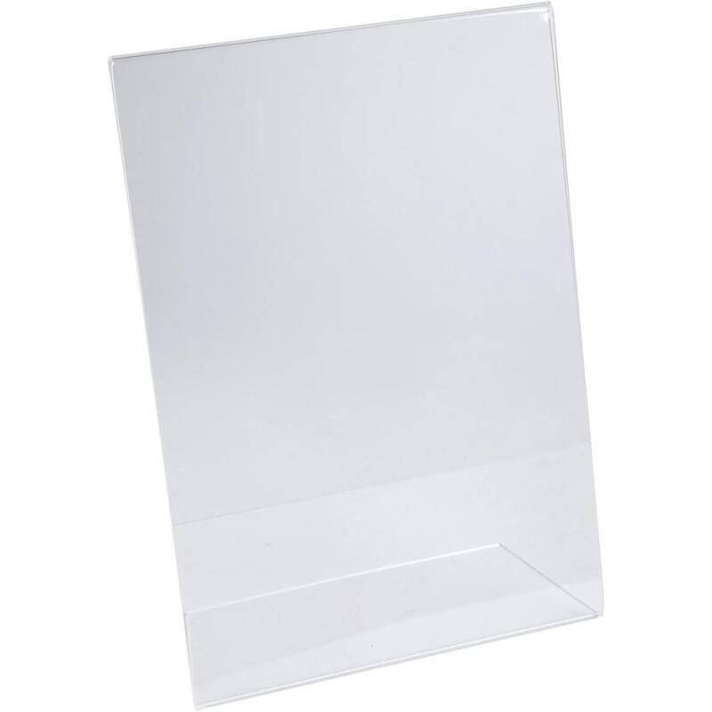 Porte-visuel incliné vertical A5 - Cristal