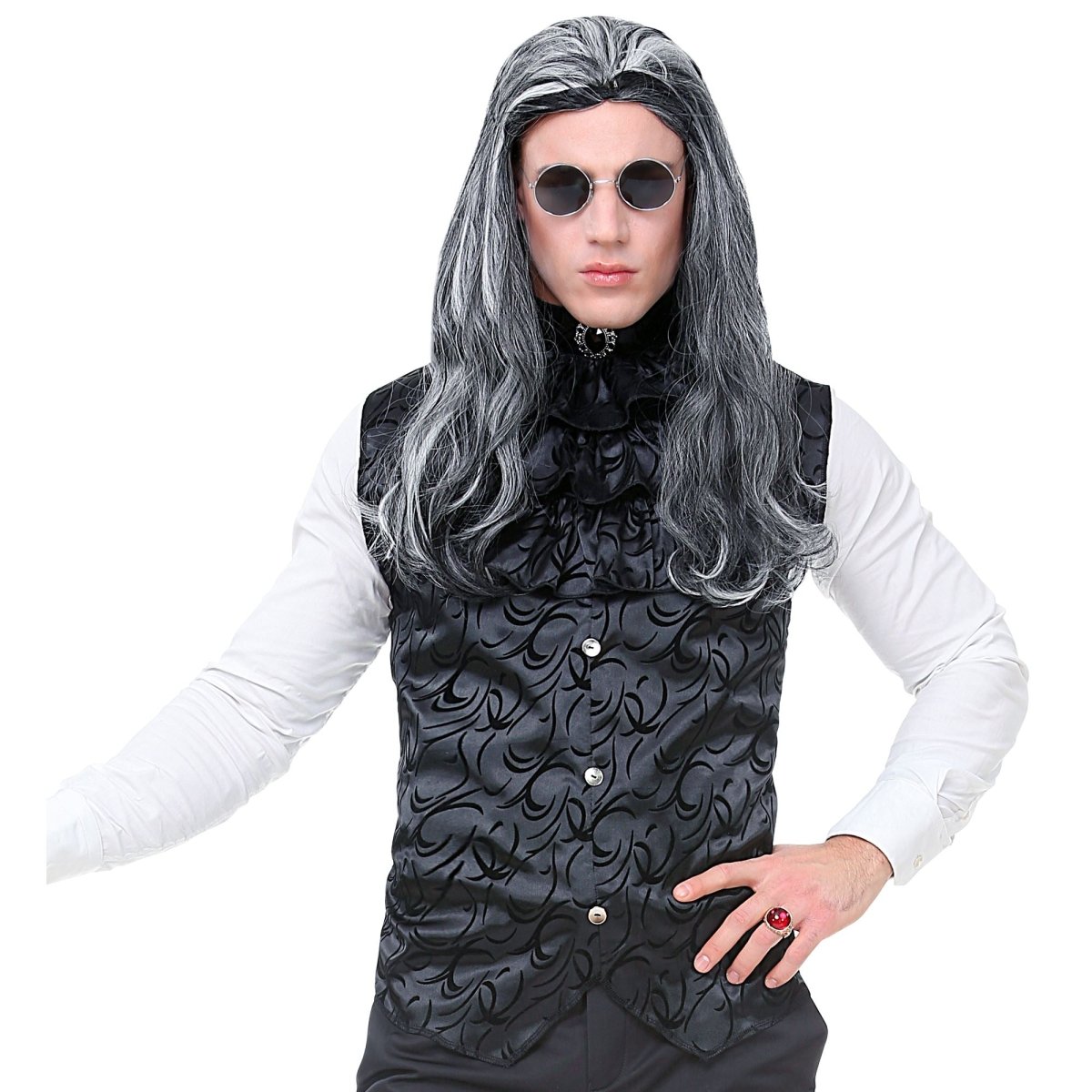 Halloween Vest Zwart Gotisch
