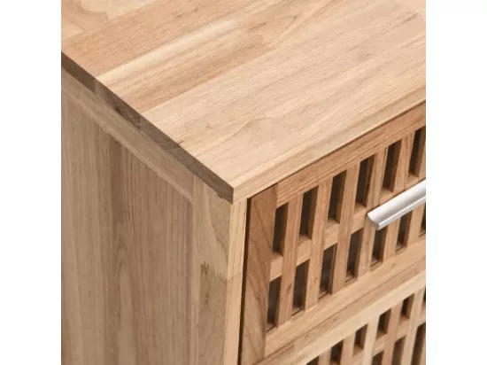 Armoire de salle de bain 42x29x82 cm Bois massif de noyer