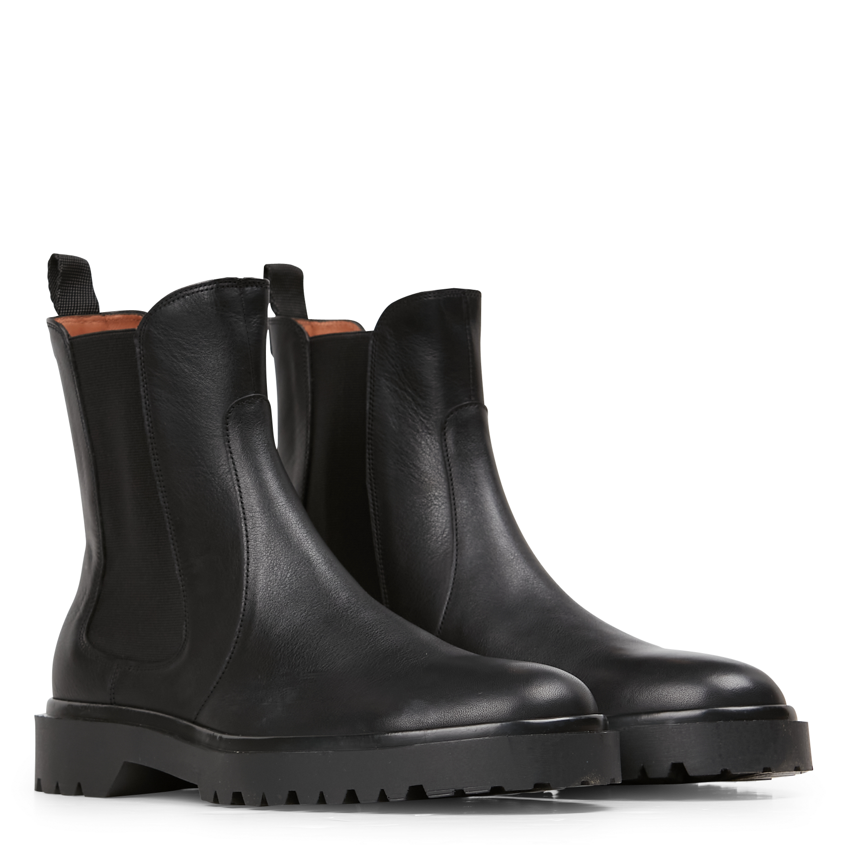 Boots en cuir | Noir